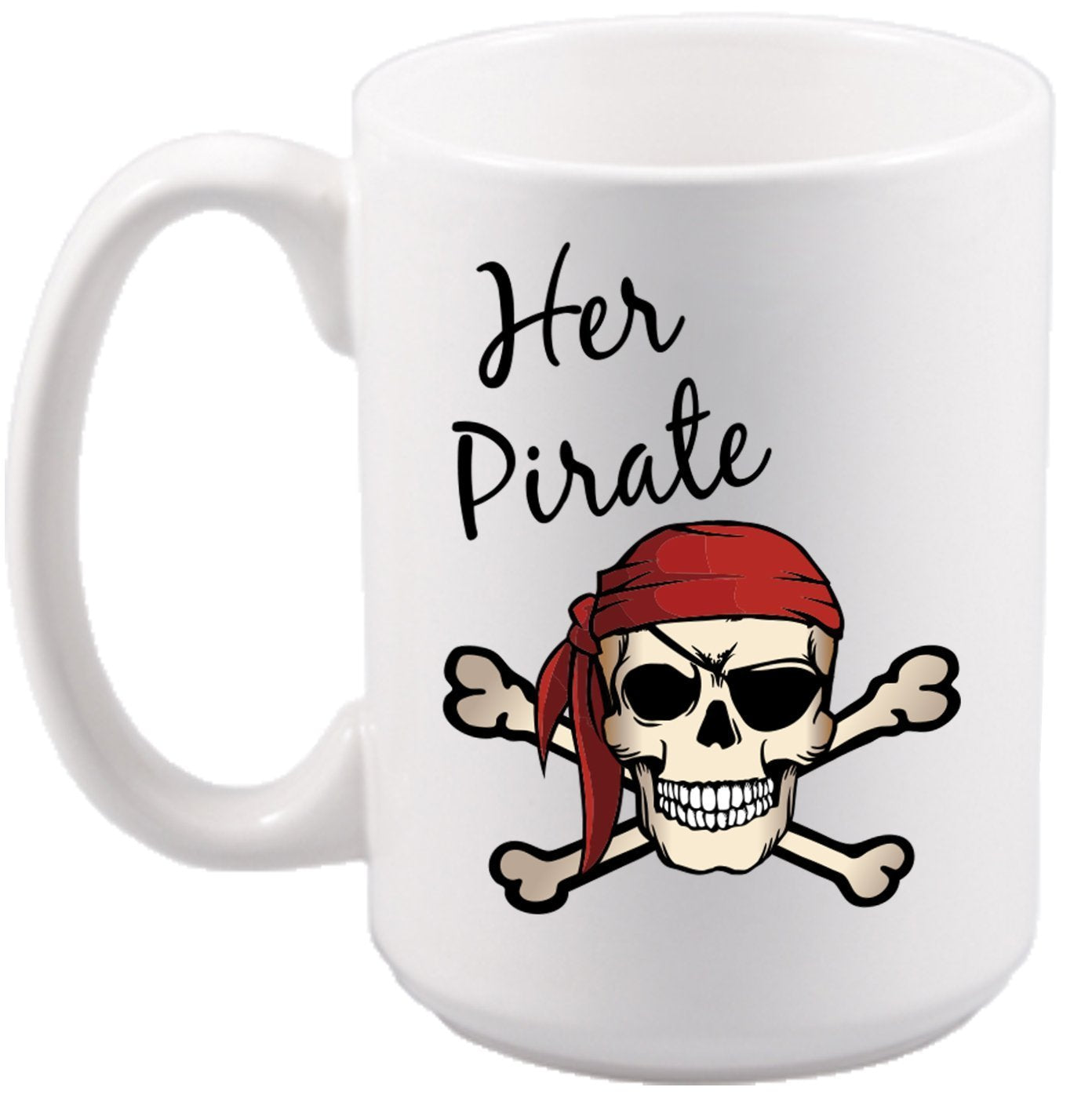 Her Pirate / His Mermaid Set of Two(2) Mugs - Perfect Couples Gift for Anniversary, Engagement, Wedding, Bridal Shower or Just Because...