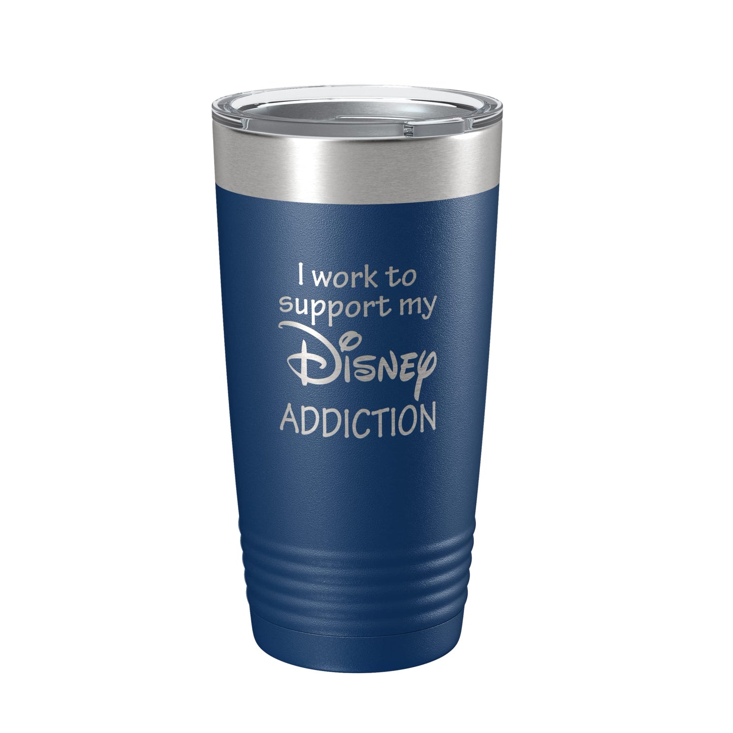 Custom Disney-Inspired Stainless Steel Wine Tumbler with Lid 12oz, 15oz or 20oz | Vacuum Insulated Mug | Mickey/Minnie Fan | Birthday | Christmas | Personalized Gifts (20oz, Blue)