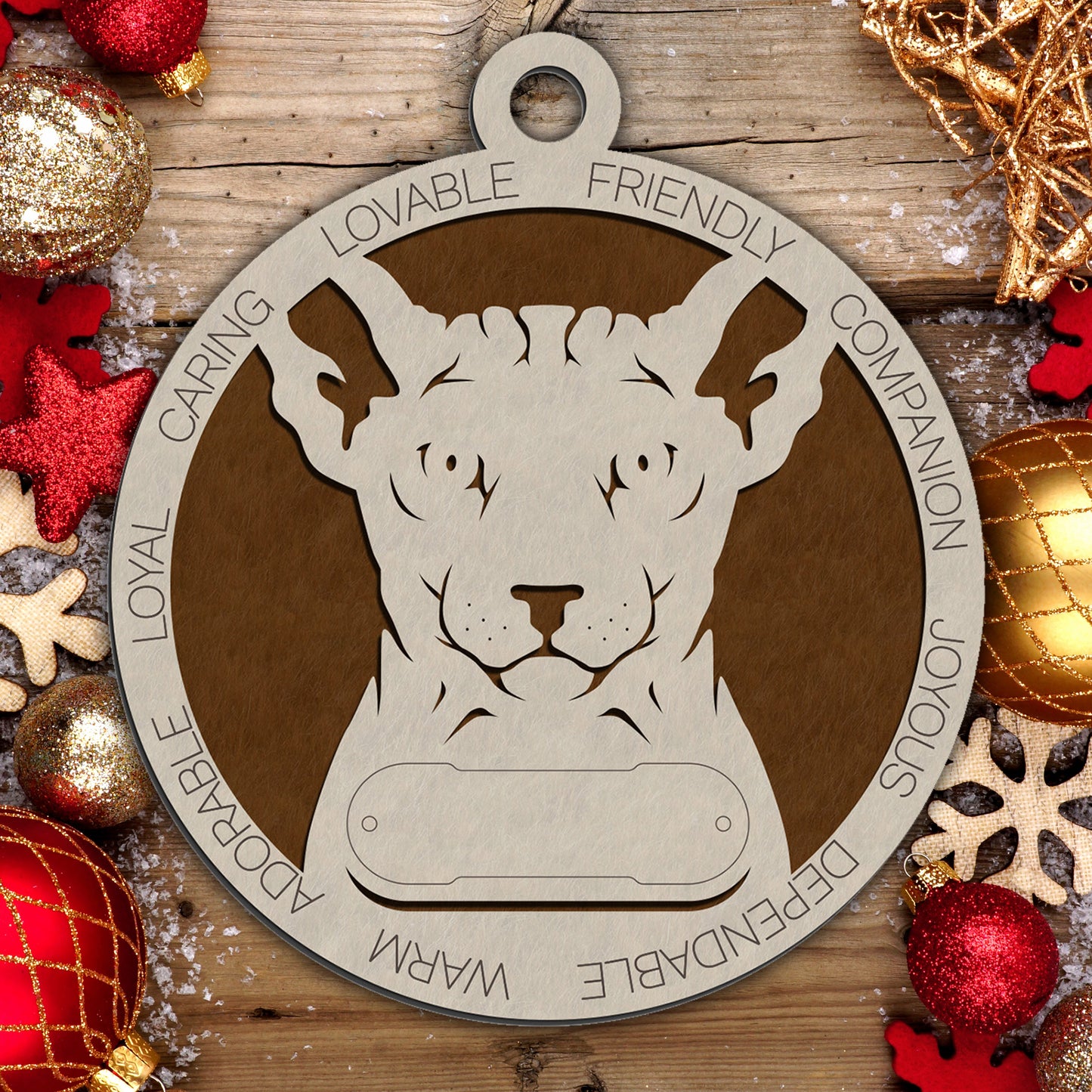Personalized Cat Christmas Ornament - Custom Breed Keepsake Gift