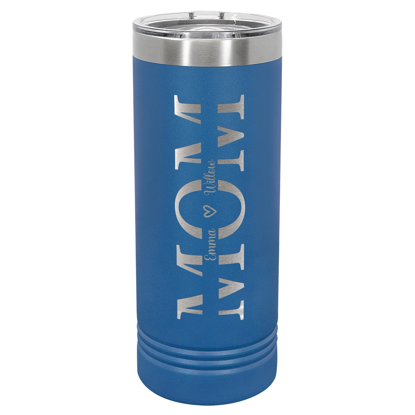 Personalized Mom Gifts • 22oz Mommy Tumbler with Custom Laser Engraved Kids Name • Gift for Her • Birthday, Mother's Day, Christmas Gift