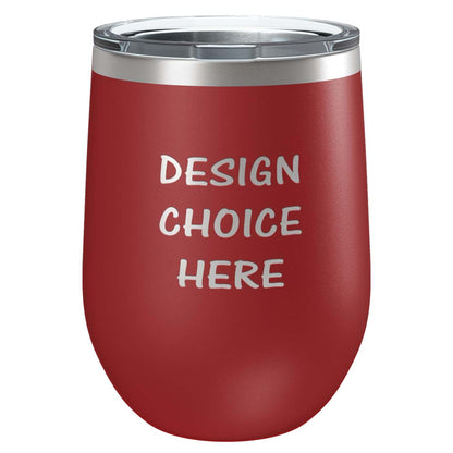 Custom Stainless Steel Tumbler with Lid 12oz, 15oz or 20oz | Vacuum Insulated Mug | Birthday | Christmas | Personalized Gifts