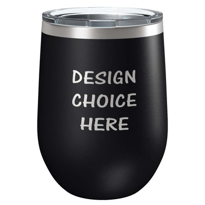 Custom Stainless Steel Tumbler with Lid 12oz, 15oz or 20oz | Vacuum Insulated Mug | Birthday | Christmas | Personalized Gifts
