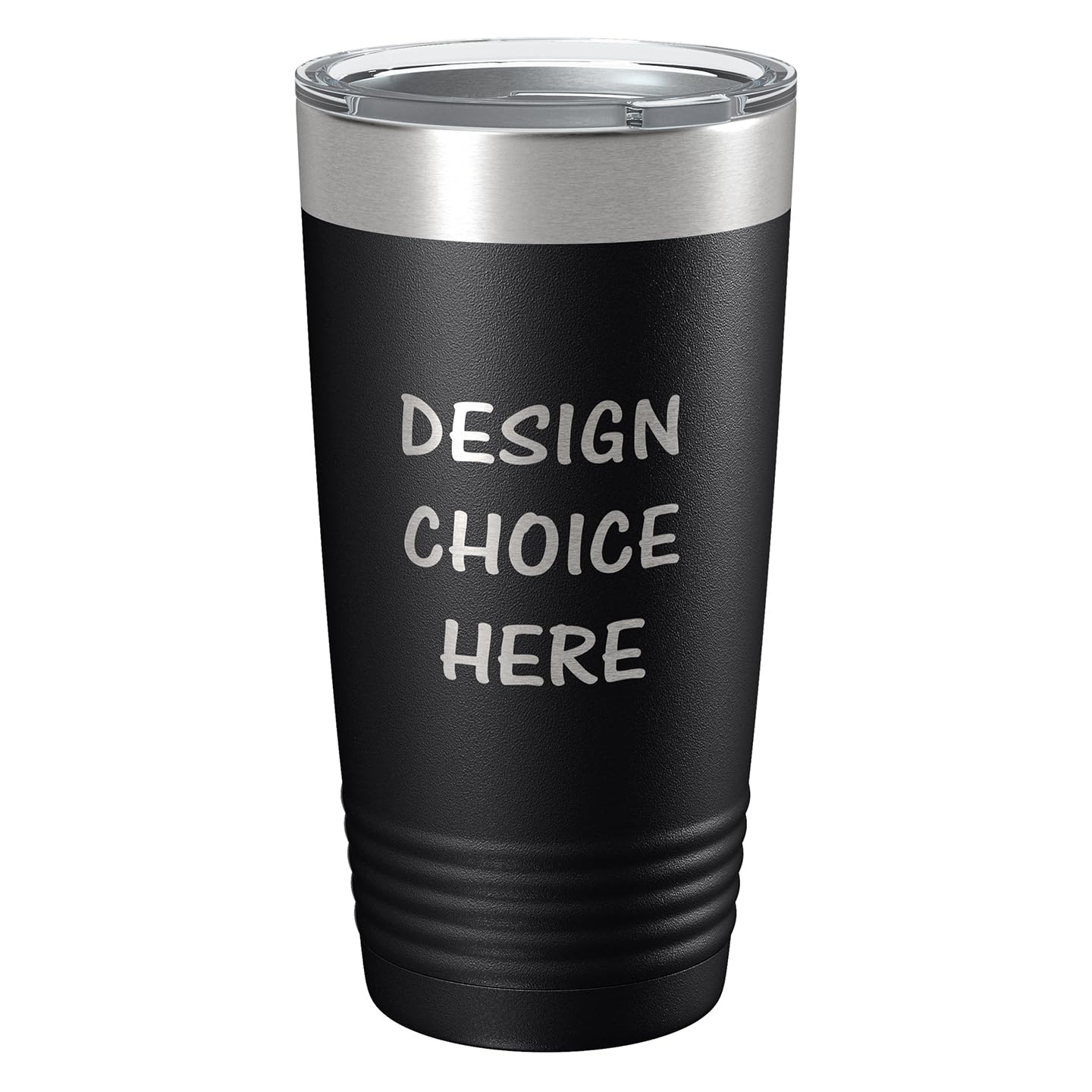 Custom Stainless Steel Tumbler with Lid 12oz, 15oz or 20oz | Vacuum Insulated Mug | Mickey/Minnie Fan | Birthday | Christmas | Personalized Gifts (20oz, Black)