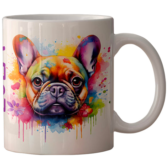Custom Watercolor Dog Coffee Mug, Personalized Dog Breed Coffee Mug, Dog Mom Coffee Cup, Dog Lover Coffee Mug for Women and Men (11oz)