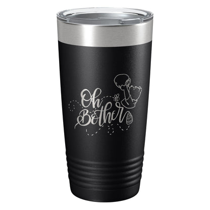 Custom Stainless Steel Tumbler with Lid 12oz, 15oz or 20oz | Vacuum Insulated Mug | Mickey/Minnie Fan | Birthday | Christmas | Personalized Gifts (20oz, Black)
