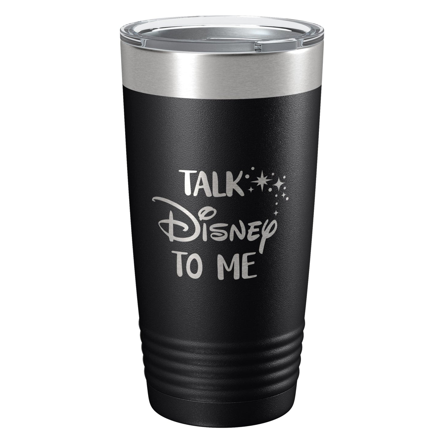 Custom Stainless Steel Tumbler with Lid 12oz, 15oz or 20oz | Vacuum Insulated Mug | Mickey/Minnie Fan | Birthday | Christmas | Personalized Gifts (20oz, Black)
