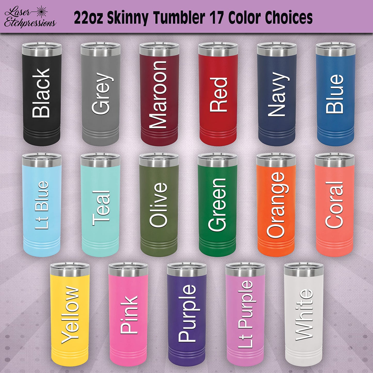 In a World Full of Grandmas Be a • You Personalize the Name • Custom Skinny 22oz Engraved Tumbler • Choice of Grandma or Great Grandma • Birthday, Mother’s Day, Christmas Gift • by Laser Etchpressions