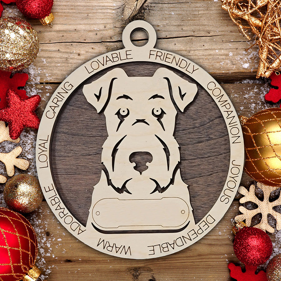Personalized Dog Christmas Ornament – Custom Breed Keepsake Gift - Dog Breeds A-G