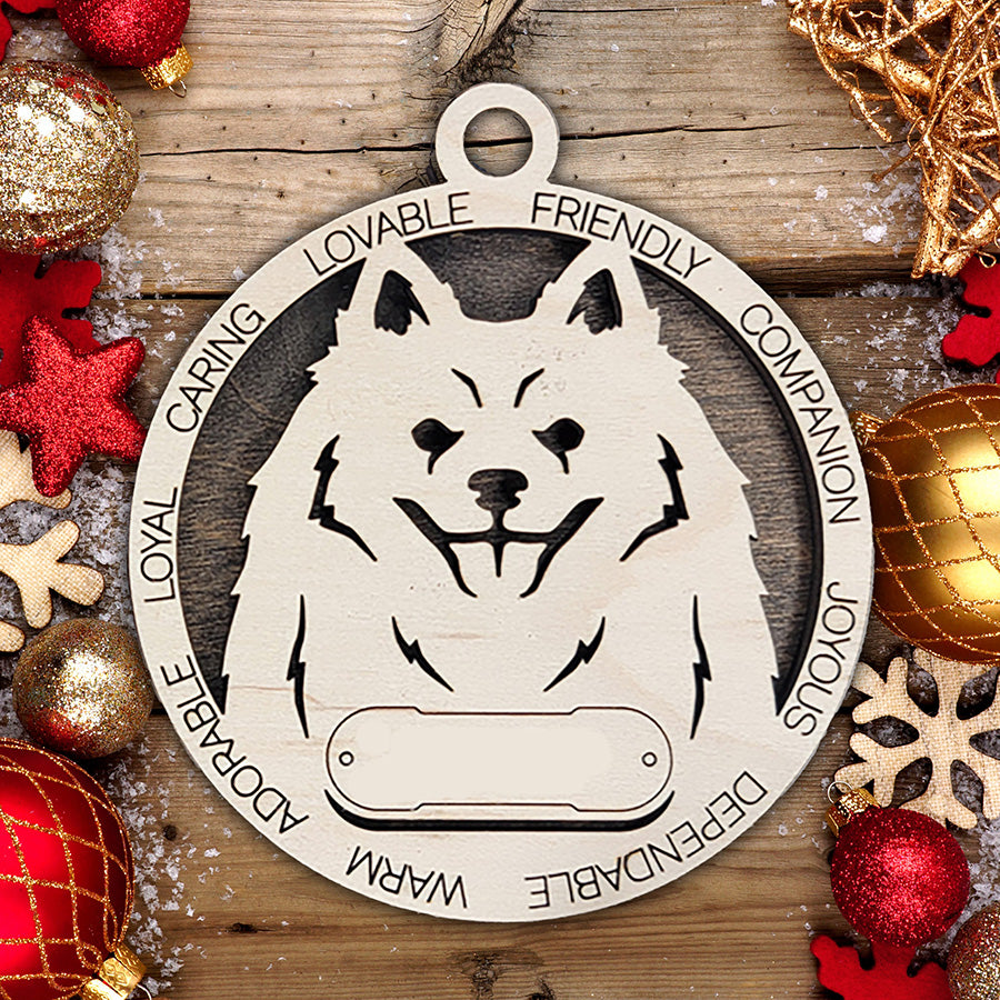 Personalized Dog Christmas Ornament – Custom Breed Keepsake Gift - Dog Breeds A-G