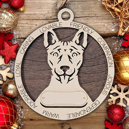 Personalized Dog Christmas Ornament – Custom Breed Keepsake Gift - Dog Breeds A-G