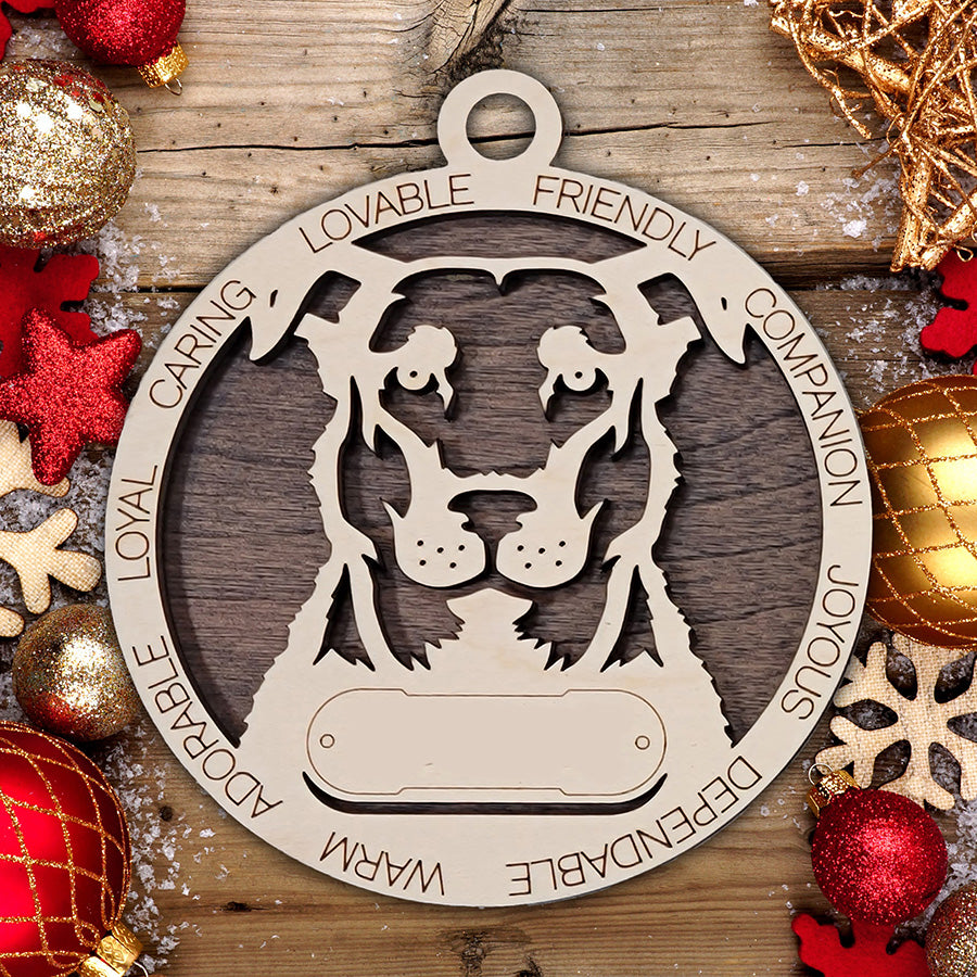 Personalized Dog Christmas Ornament – Custom Breed Keepsake Gift - Dog Breeds A-G