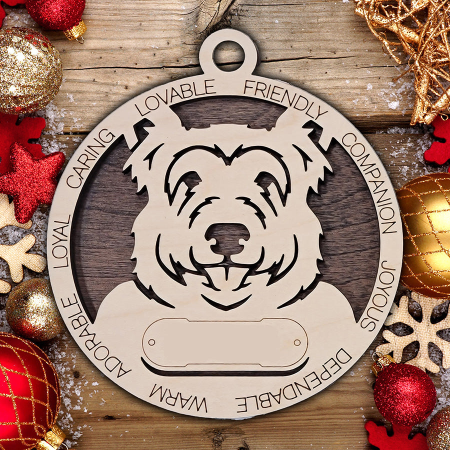 Personalized Dog Christmas Ornament – Custom Breed Keepsake Gift - Dog Breeds A-G