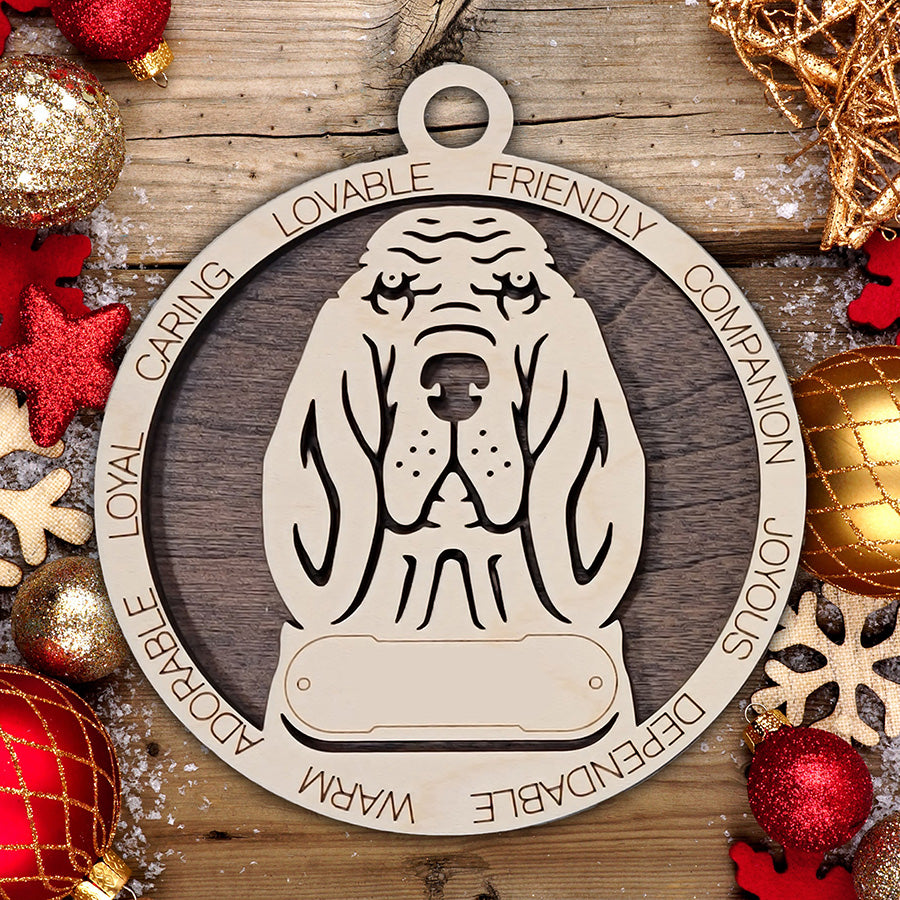 Personalized Dog Christmas Ornament – Custom Breed Keepsake Gift - Dog Breeds A-G