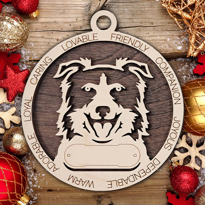 Personalized Dog Christmas Ornament – Custom Breed Keepsake Gift - Dog Breeds A-G