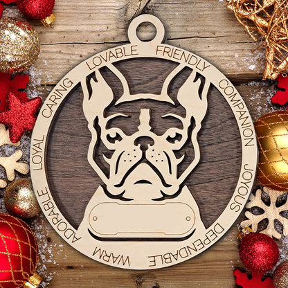Personalized Dog Christmas Ornament – Custom Breed Keepsake Gift - Dog Breeds A-G