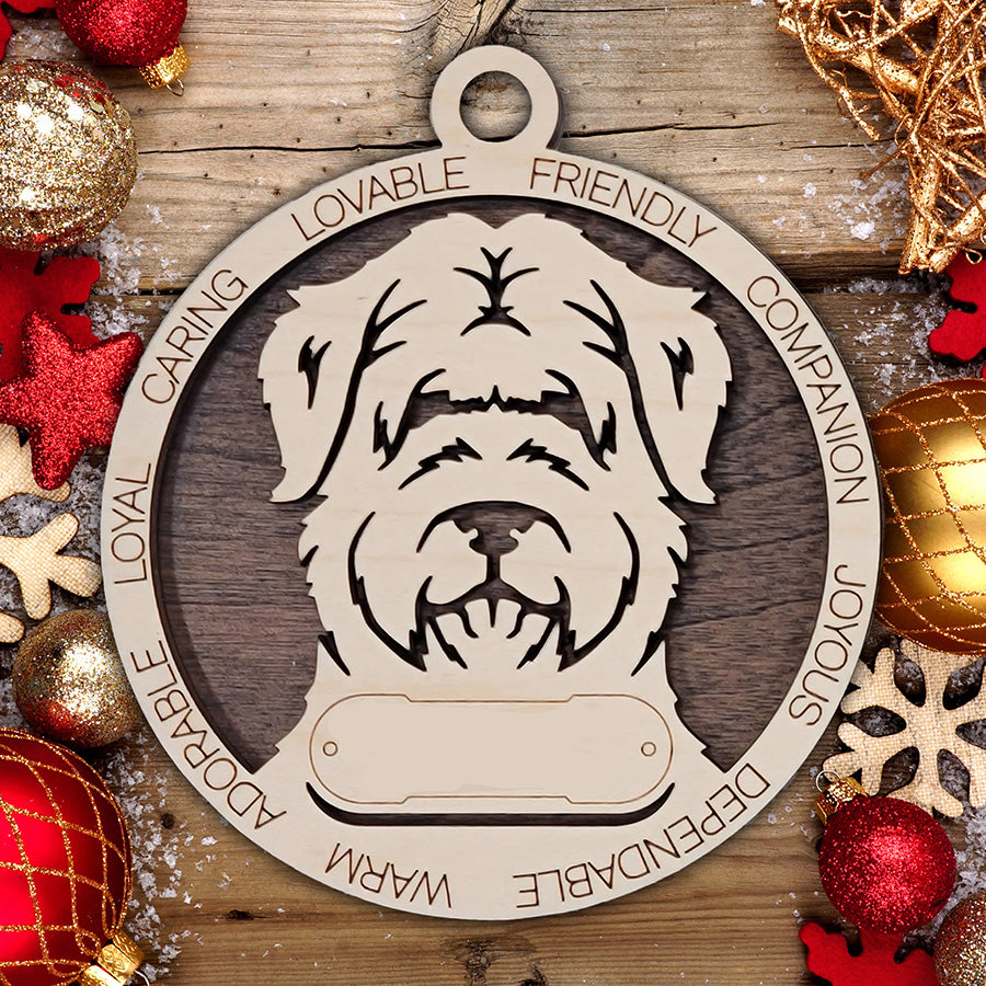 Personalized Dog Christmas Ornament – Custom Breed Keepsake Gift - Dog Breeds A-G