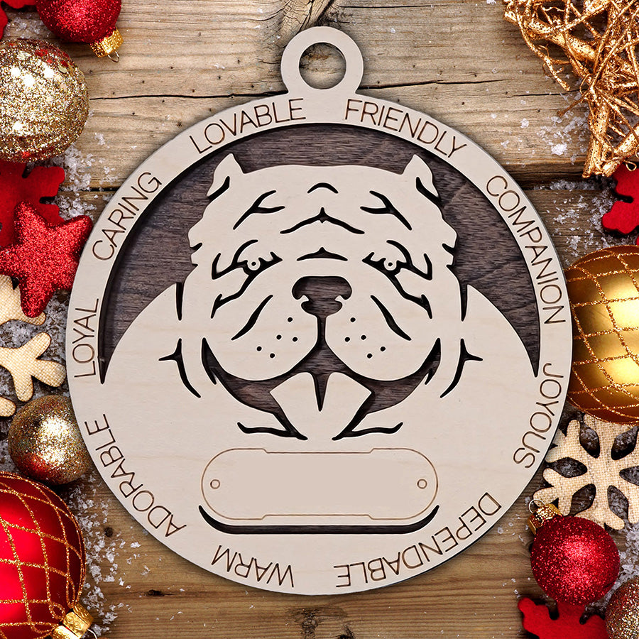 Personalized Dog Christmas Ornament – Custom Breed Keepsake Gift - Dog Breeds A-G