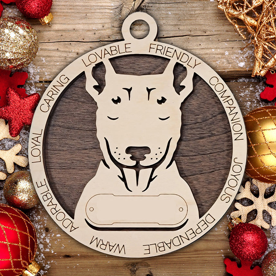 Personalized Dog Christmas Ornament – Custom Breed Keepsake Gift - Dog Breeds A-G