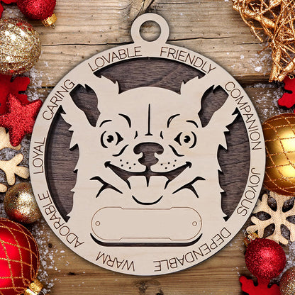 Personalized Dog Christmas Ornament – Custom Breed Keepsake Gift - Dog Breeds A-G