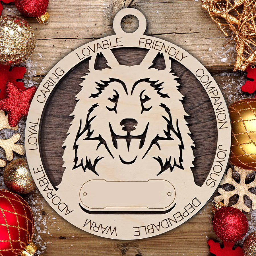 Personalized Dog Christmas Ornament – Custom Breed Keepsake Gift - Dog Breeds A-G