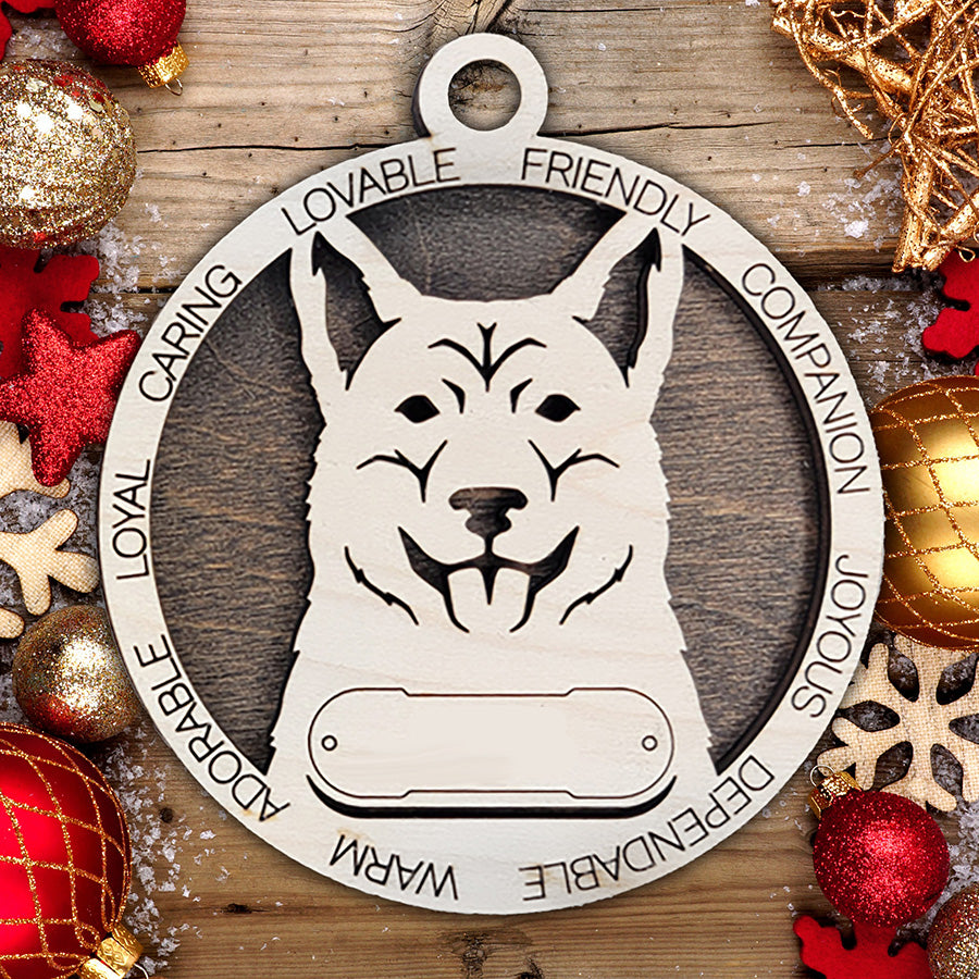 Personalized Dog Christmas Ornament – Custom Breed Keepsake Gift - Dog Breeds A-G