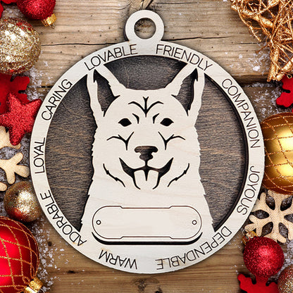 Personalized Dog Christmas Ornament – Custom Breed Keepsake Gift - Dog Breeds A-G