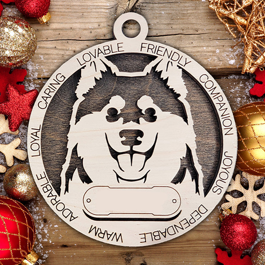 Personalized Dog Christmas Ornament – Custom Breed Keepsake Gift - Dog Breeds A-G