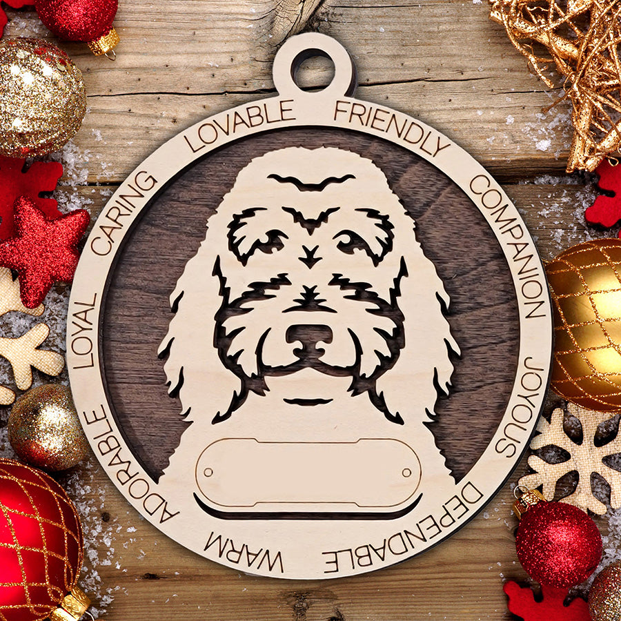 Personalized Dog Christmas Ornament – Custom Breed Keepsake Gift - Dog Breeds A-G