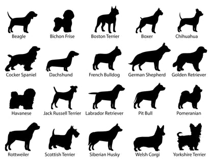 Custom Laser Engraved Dog Breed Stainless Steel Insulated Tumbler • Dog Lover Gift • Custom Dog Gifts • Frenchie • Lab •