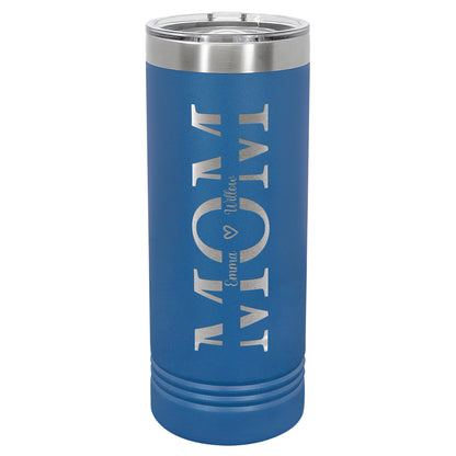 Personalized Mom Gifts • 22oz Mommy Tumbler with Custom Laser Engraved Kids Name • Gift for Her • Birthday, Mother's Day, Christmas Gift