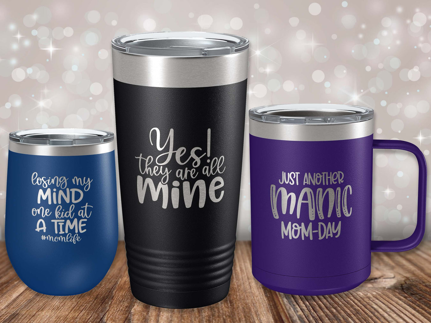 Engraved Mom Gifts • Choice of 12oz, 15oz or 20oz Tumbler • Gift for Her • Birthday, Mother's Day, Christmas Gift