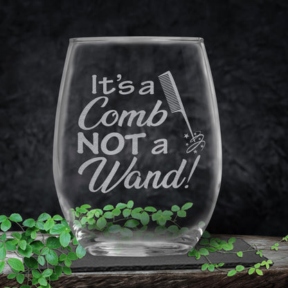 Funny Gift for Hairstylist • Funny Hairdresser Gift • Gift for Cosmetology Graduate • Funny Gift for Beautician • It's a Comb NOT a Wand