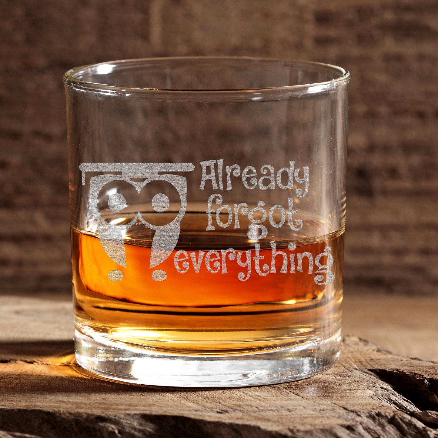 Funny Graduation Gift • Graduation Gifts For Her and Him • Already Forgot Everything Engraved Whiskey Glass for University Graduation