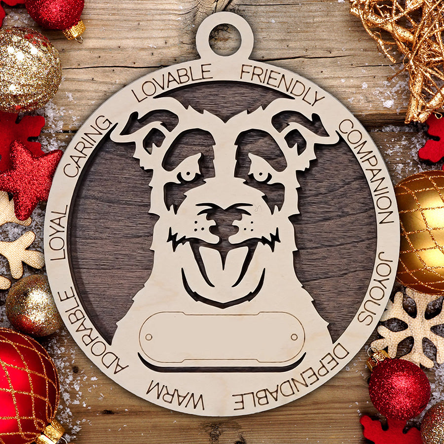 Personalized Dog Christmas Ornament – Custom Breed Keepsake Gift - Dog Breeds A-G