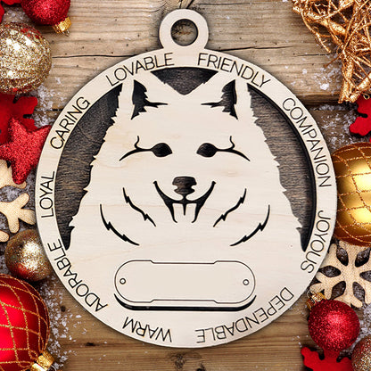 Personalized Dog Christmas Ornament – Custom Breed Keepsake Gift - Dog Breeds A-G