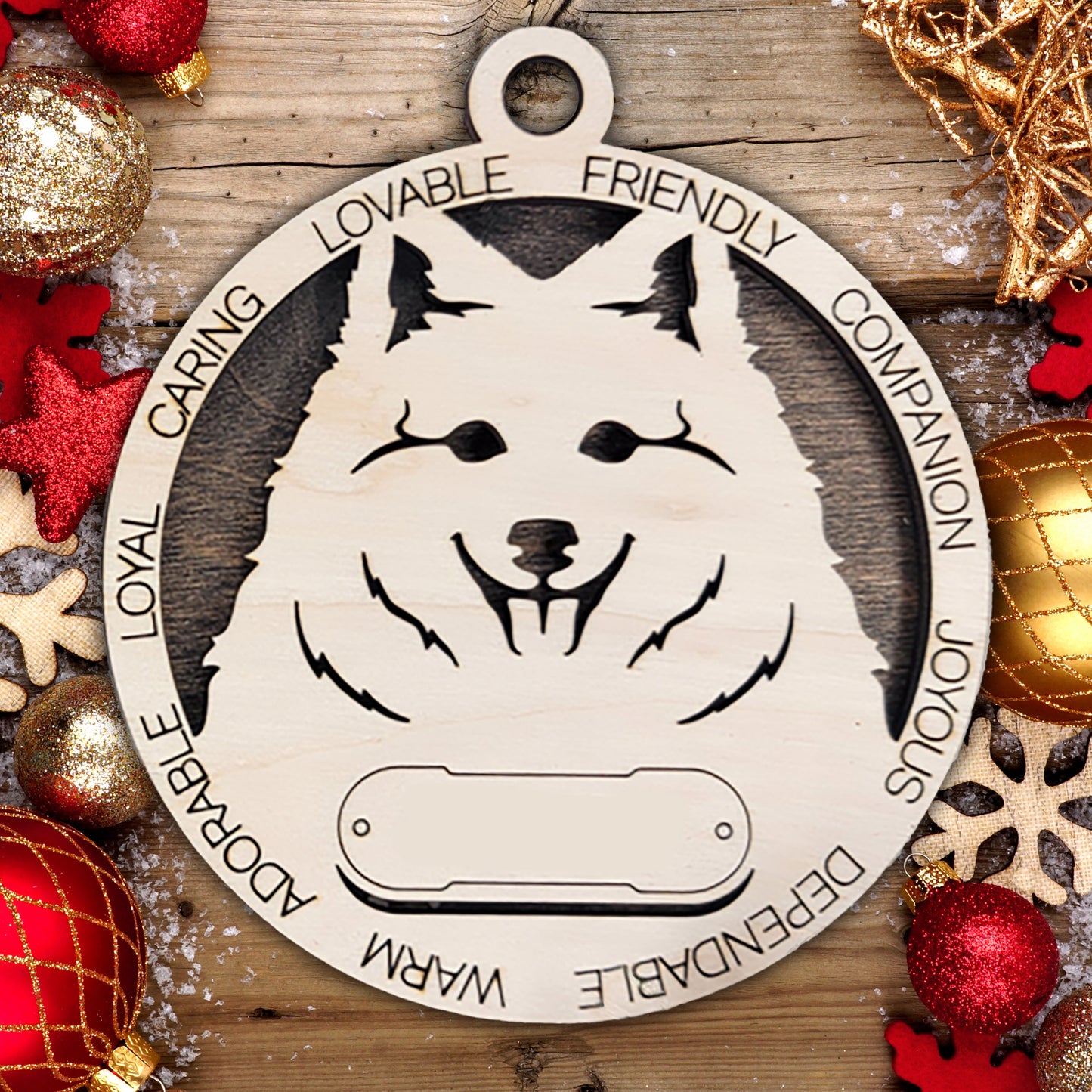 Personalized Dog Christmas Ornament – Custom Breed Keepsake Gift - Dog Breeds H-Y