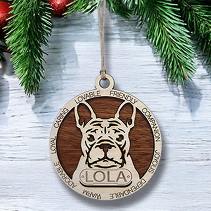 Personalized Dog Christmas Ornament – Custom Breed Keepsake Gift - Dog Breeds A-G