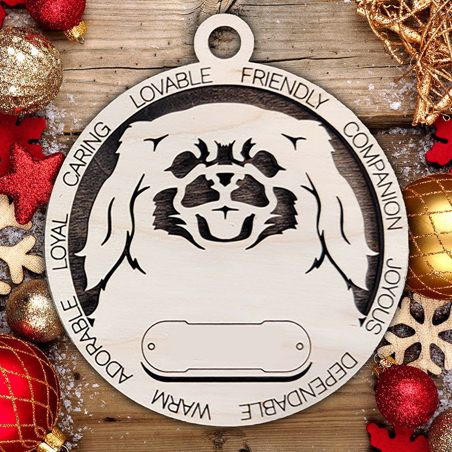 Personalized Dog Christmas Ornament – Custom Breed Keepsake Gift - Dog Breeds H-Y